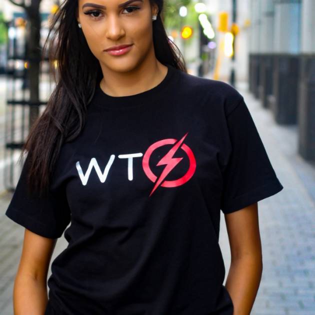 Black/Silver/Red Tee