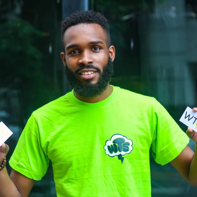 Lime Green Cloud Tee