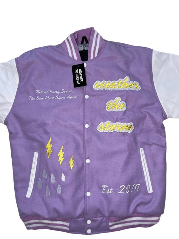 Lavender Varsity Jacket 12 Lavender Varsity Jacket - Image 12