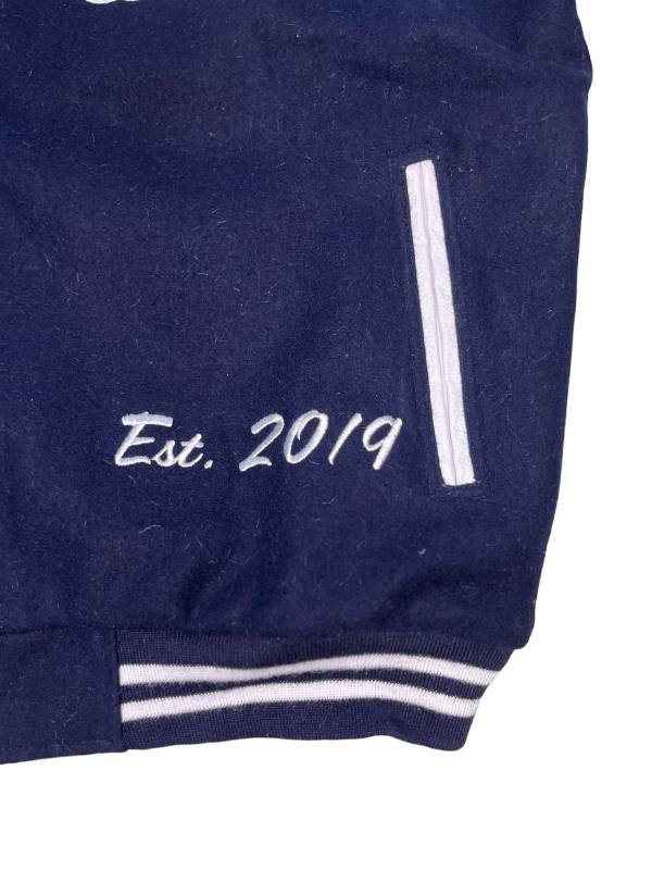 Navy Varsity Jacket 5 Navy Varsity Jacket - Image 5
