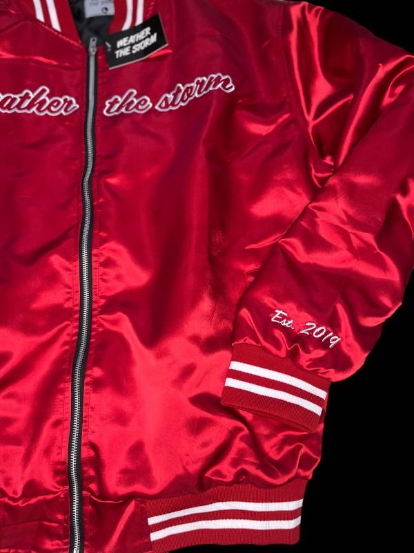 Red Bomber Jacket 6 Red Bomber Jacket - Image 6