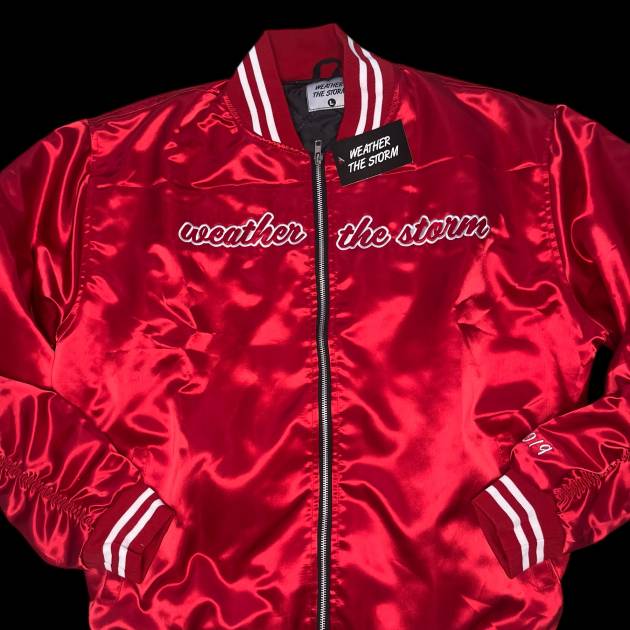 Red Bomber Jacket